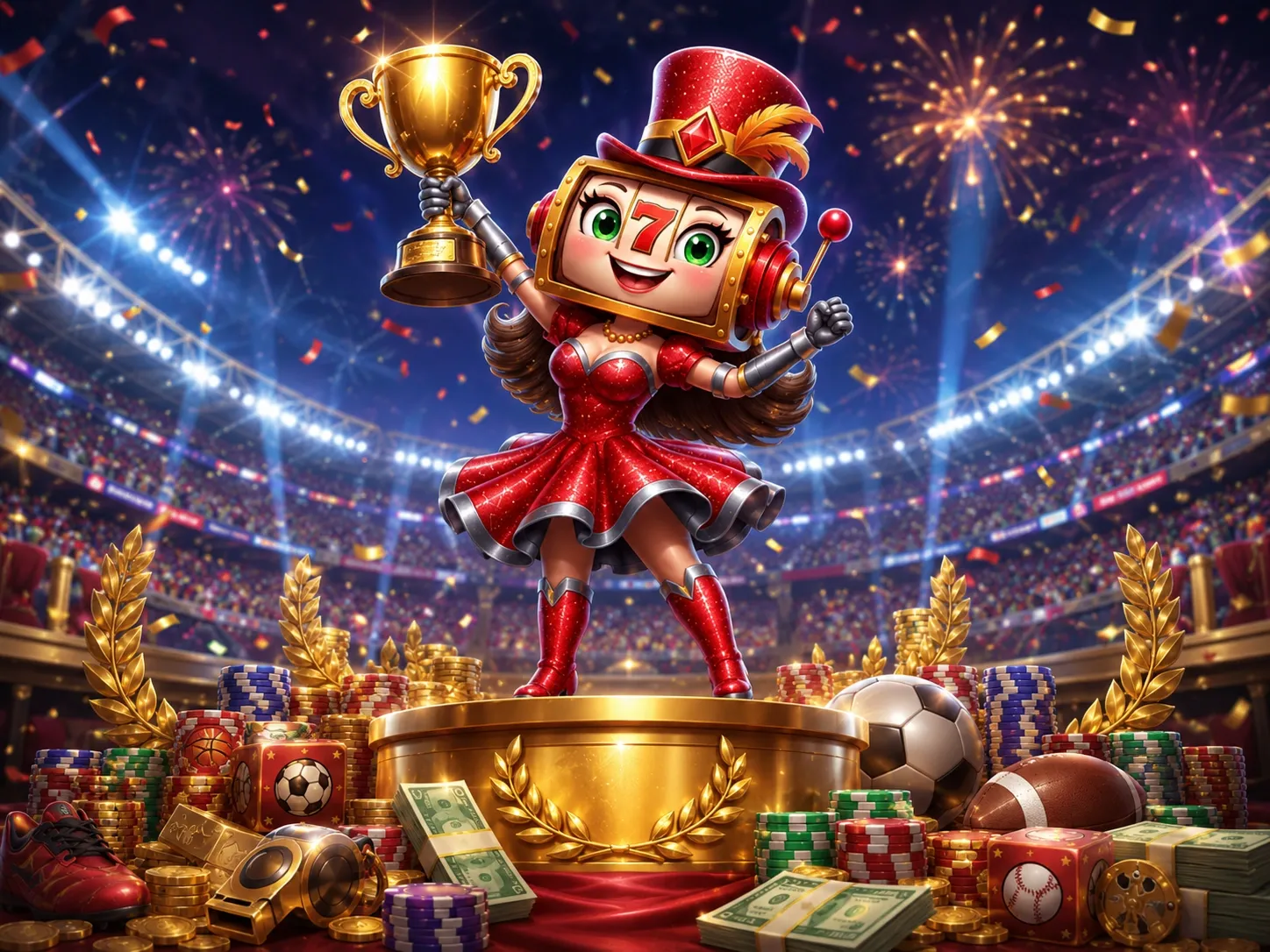 Golden Champion Trophy Casino Victory