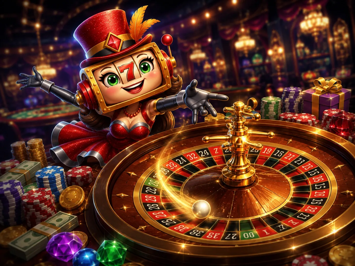 Golden Roulette Whirl Of Fortune